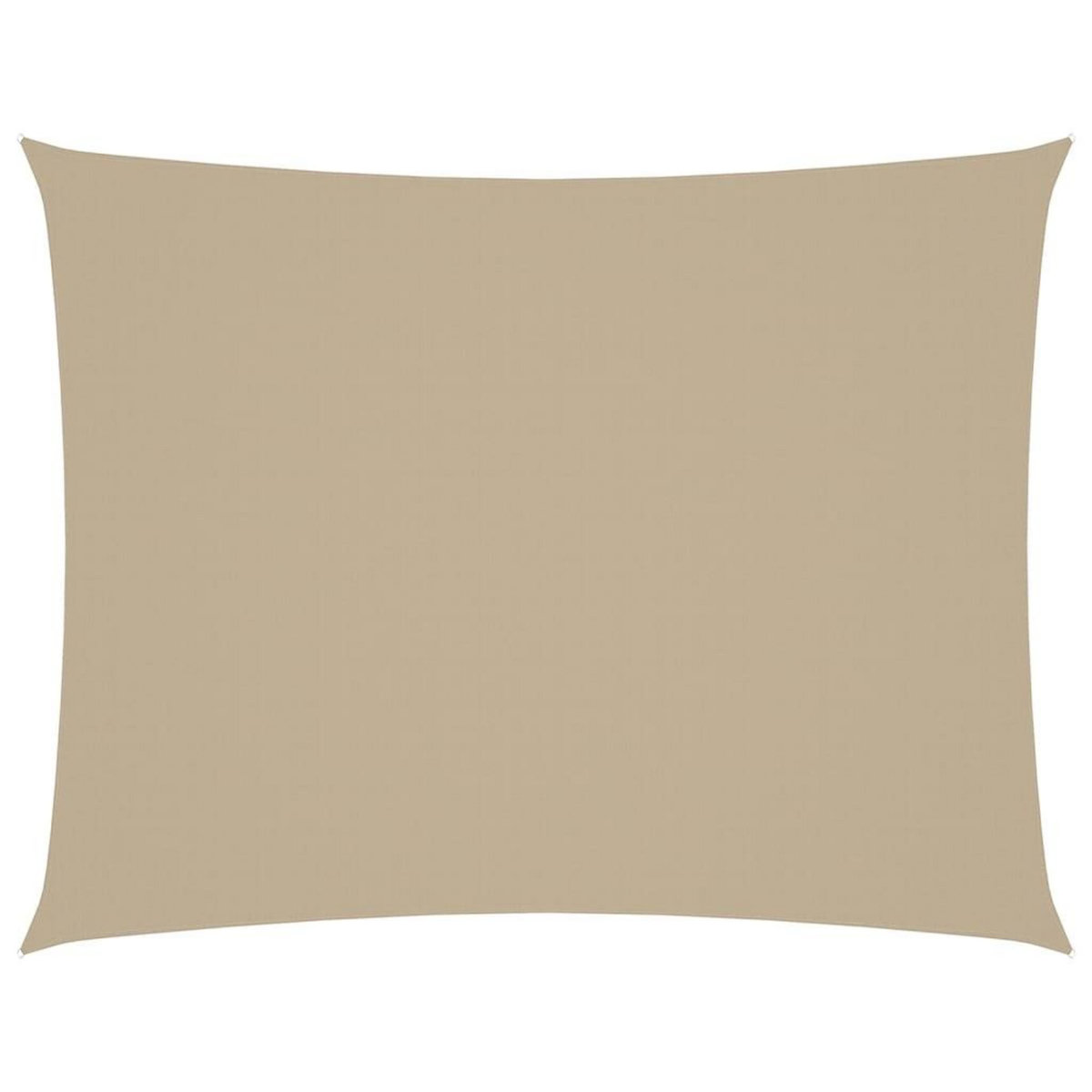 VIDAXL Voile de parasol tissu oxford rectangulaire 5x7 m beige