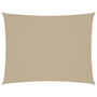 Voir la diapositive 2 : VIDAXL Voile de parasol tissu oxford rectangulaire 5x7 m beige