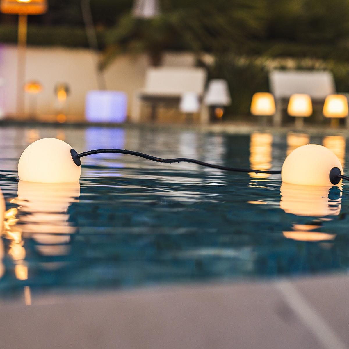 Lumisky Guirlande lumineuse d'extérieur BOLLY Blanc Plastique 5,5M