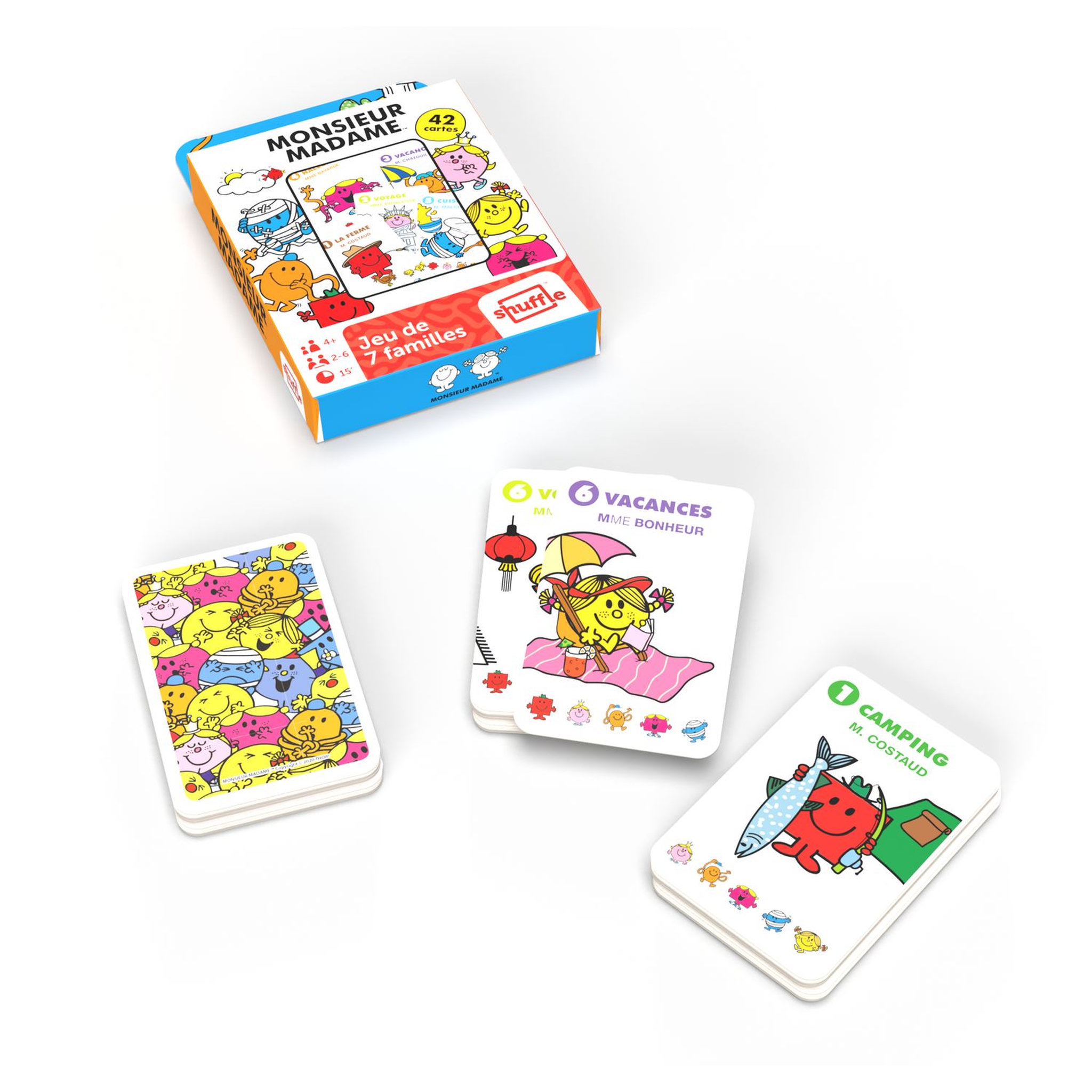 CARTAMUNDI Jeu de 7 famille Mr Mme 