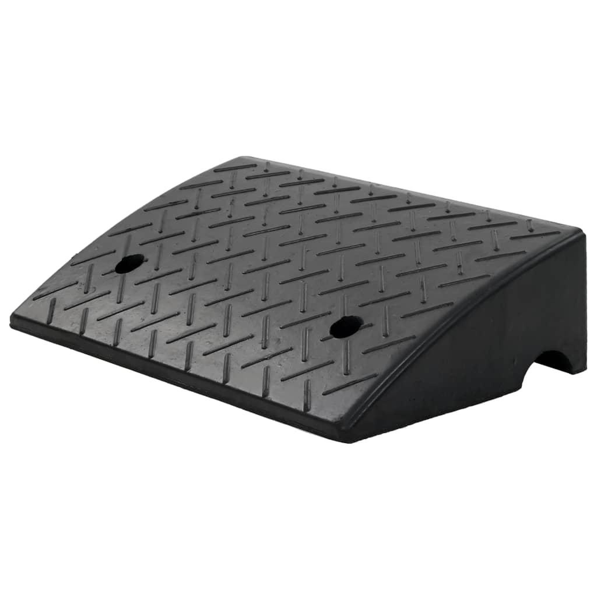 VIDAXL Rampe de bordure de trottoir Caoutchouc 50x32,5x14 cm