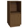 Voir la diapositive 2 : VIDAXL Buffet marron miel 38x35x80 cm bois massif de pin