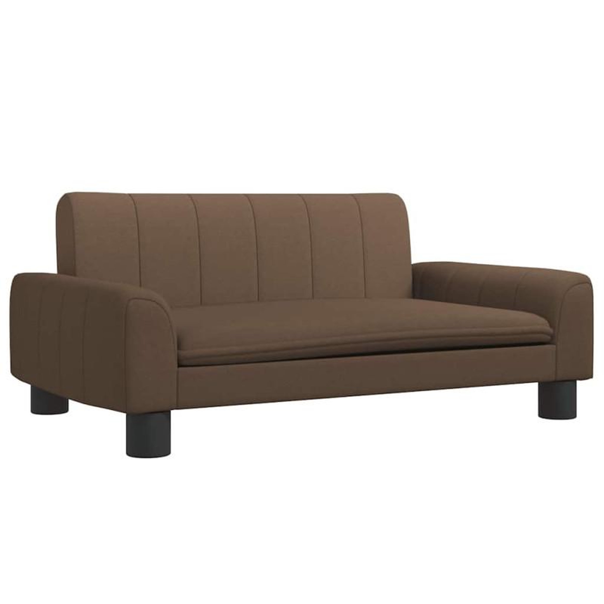 Voir la diapositive 2 : VIDAXL Lit pour chien marron 70x45x30 cm tissu