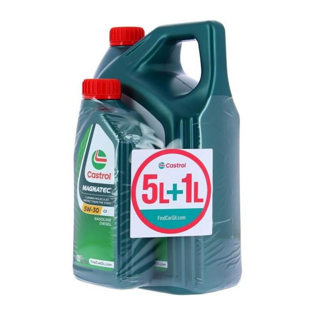 CASTROL Huile Moteur - CASTROL MAGNATEC - 5W-30 C2 - 5L+1L - 057166
