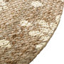Voir la diapositive 3 : ATMOSPHERA Tapis rond jute vegetale  Shine  diamètre 115 cm Atmosphera