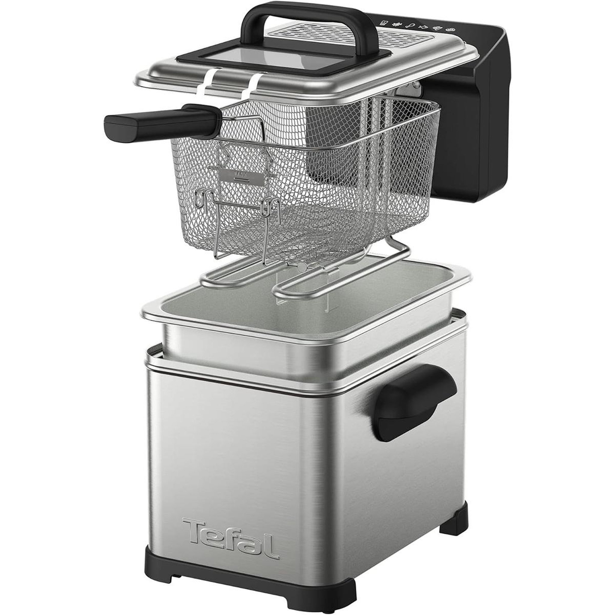 Voir la diapositive 4 : TEFAL Friteuse 4l 2400w inox/noir - fr507d10