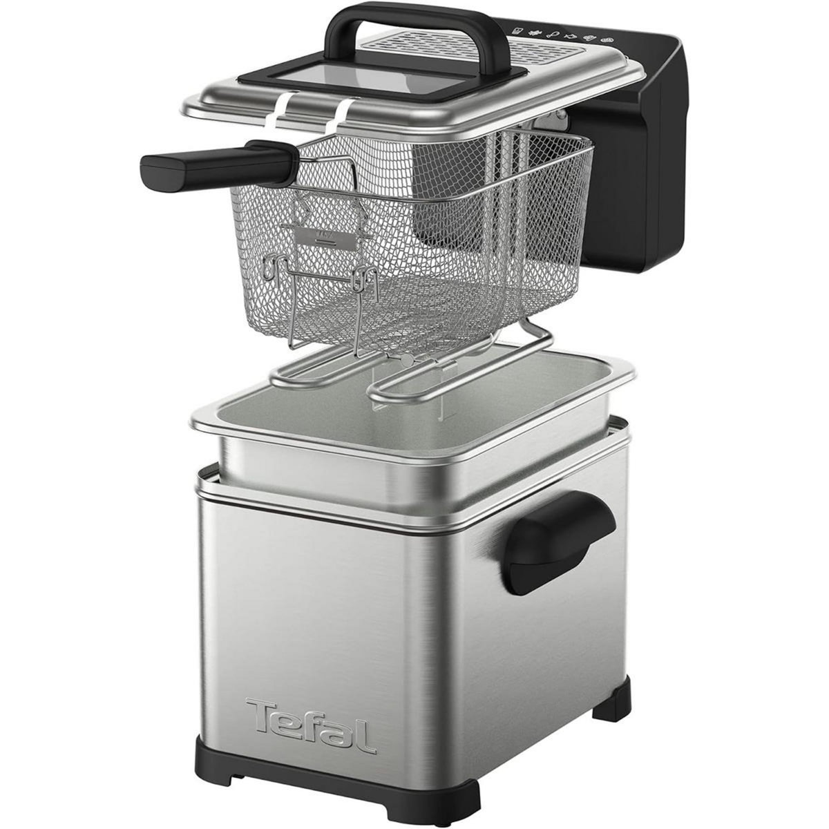 TEFAL Friteuse 4l 2400w inox/noir - fr507d10