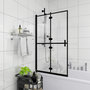 Voir la diapositive 3 : VIDAXL Cabine de douche pliable ESG 100x140 cm Noir