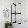 Voir la diapositive 3 : VIDAXL Cabine de douche pliable ESG 100x140 cm Noir
