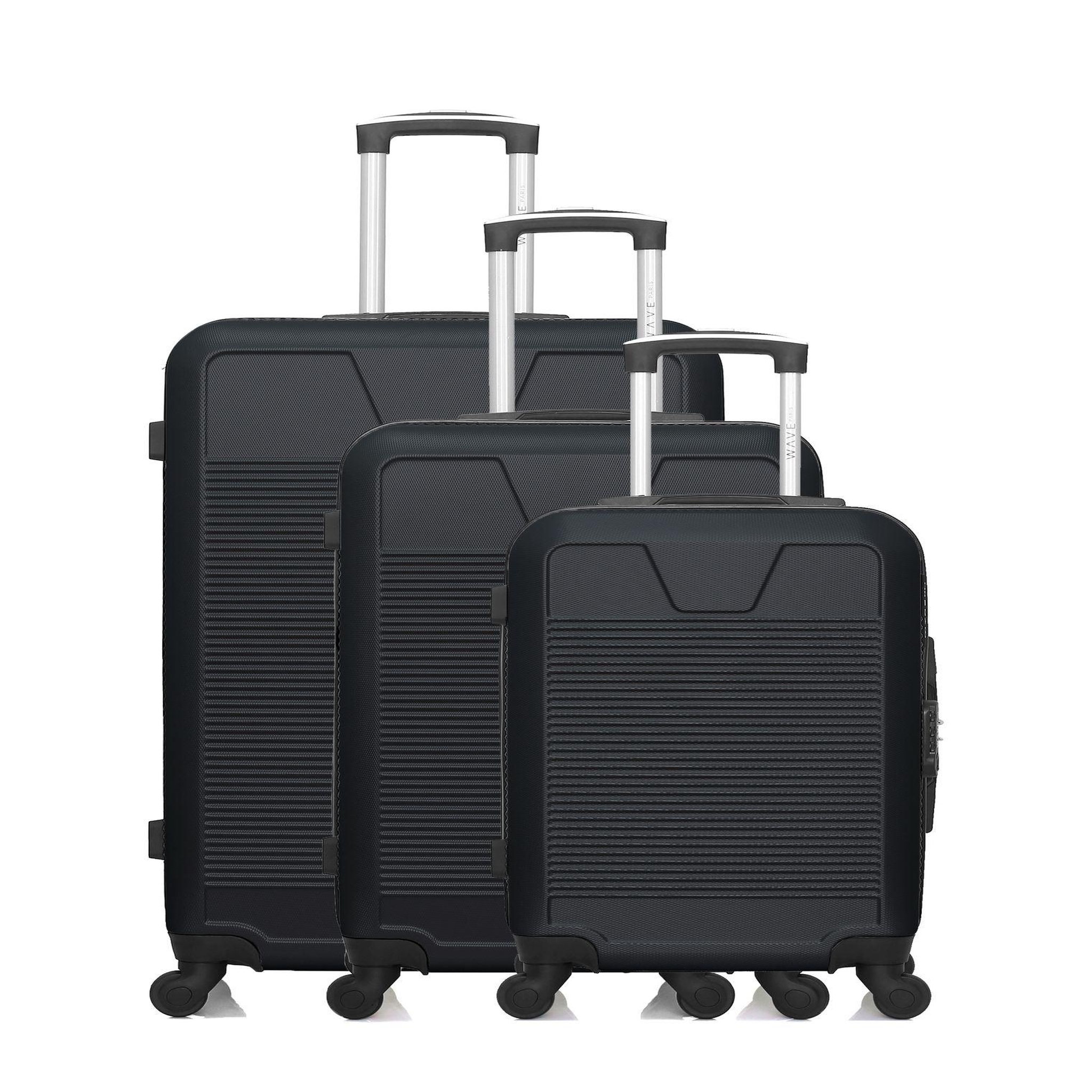 WAVE PARIS Set de 3 valises rigides selenga