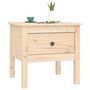 Voir la diapositive 4 : VIDAXL Table d'appoint 50x50x49 cm Bois massif de pin