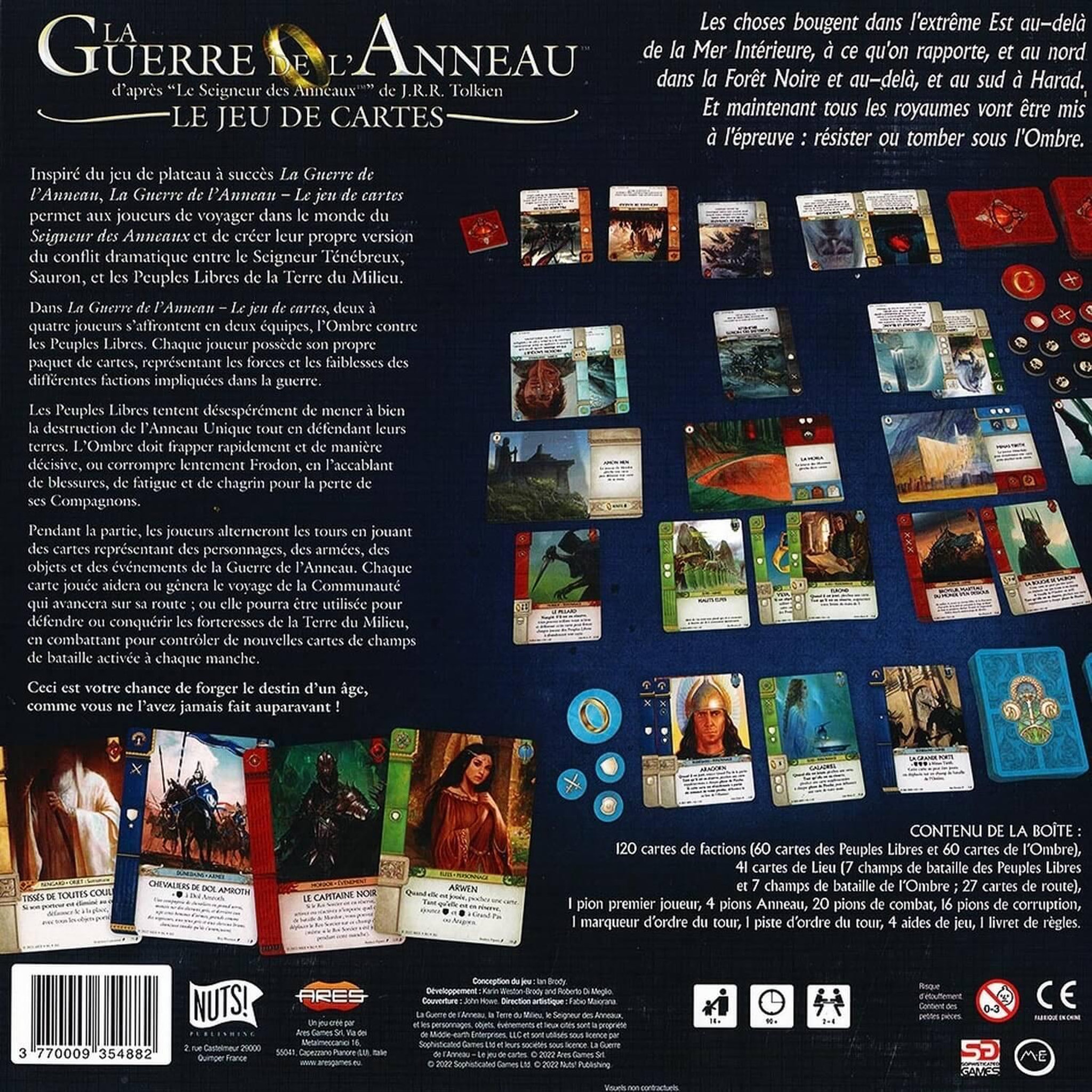 Voir la diapositive 6 : Blackrock Editions Le jeu de cartes : la guerre de l'anneau