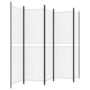 Voir la diapositive 5 : VIDAXL Cloison de separation 5 panneaux Blanc 250x180 cm Tissu