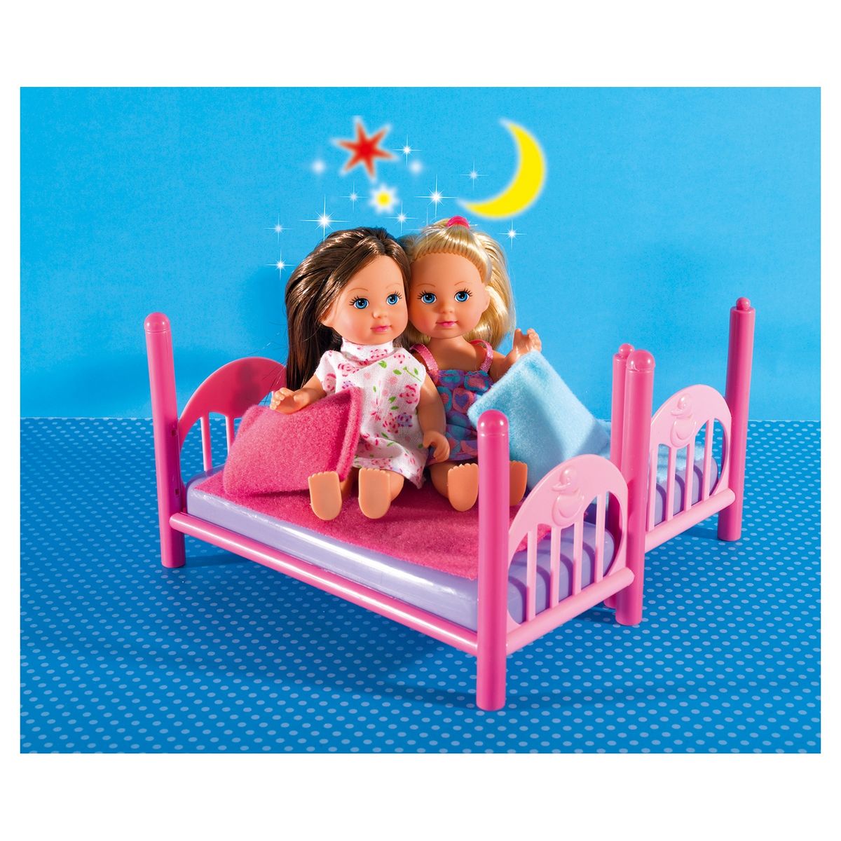 SMOBY Lits superposés et 2 poupées Evi love