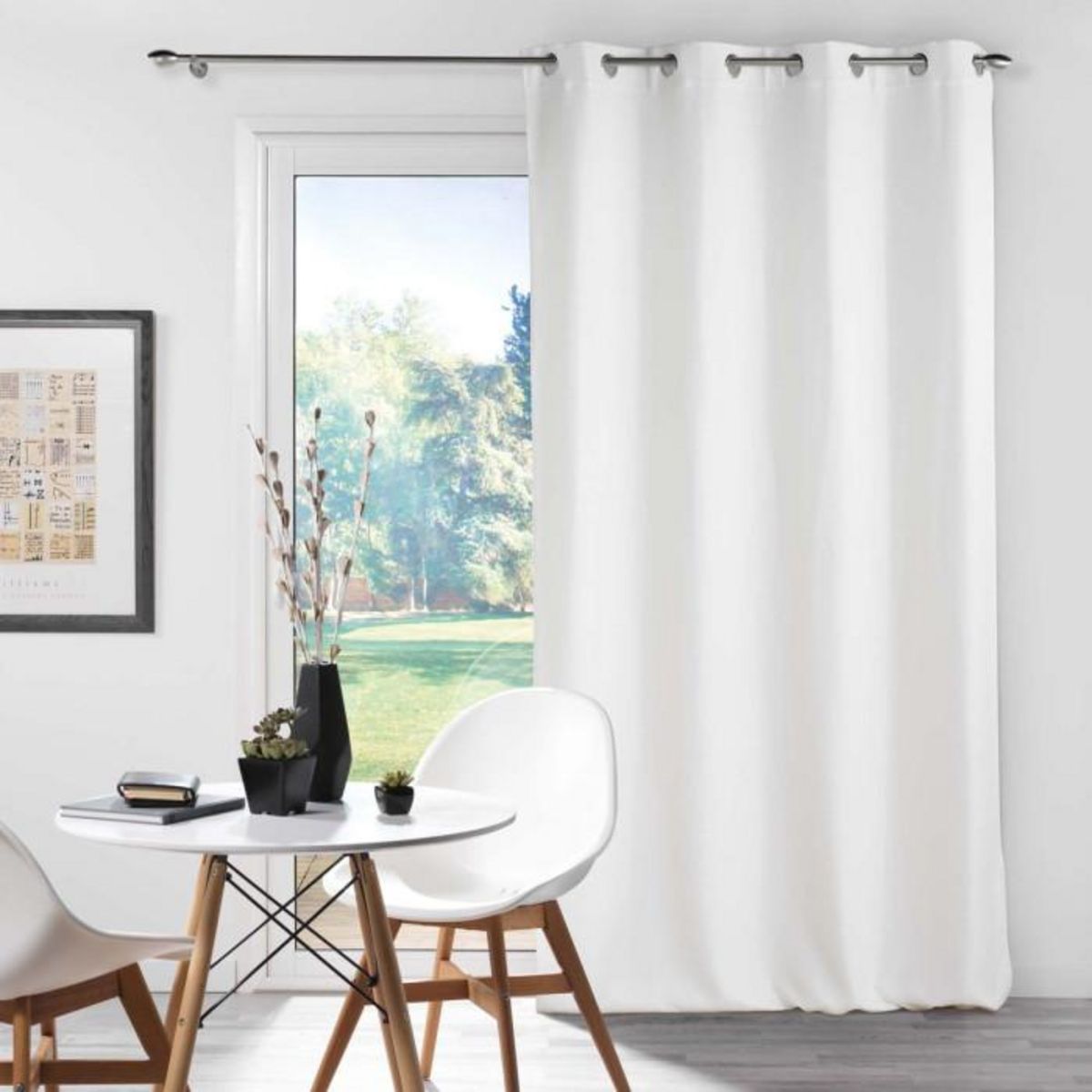 Paris Prix Rideau Occultant  Chinea  135x240cm Blanc