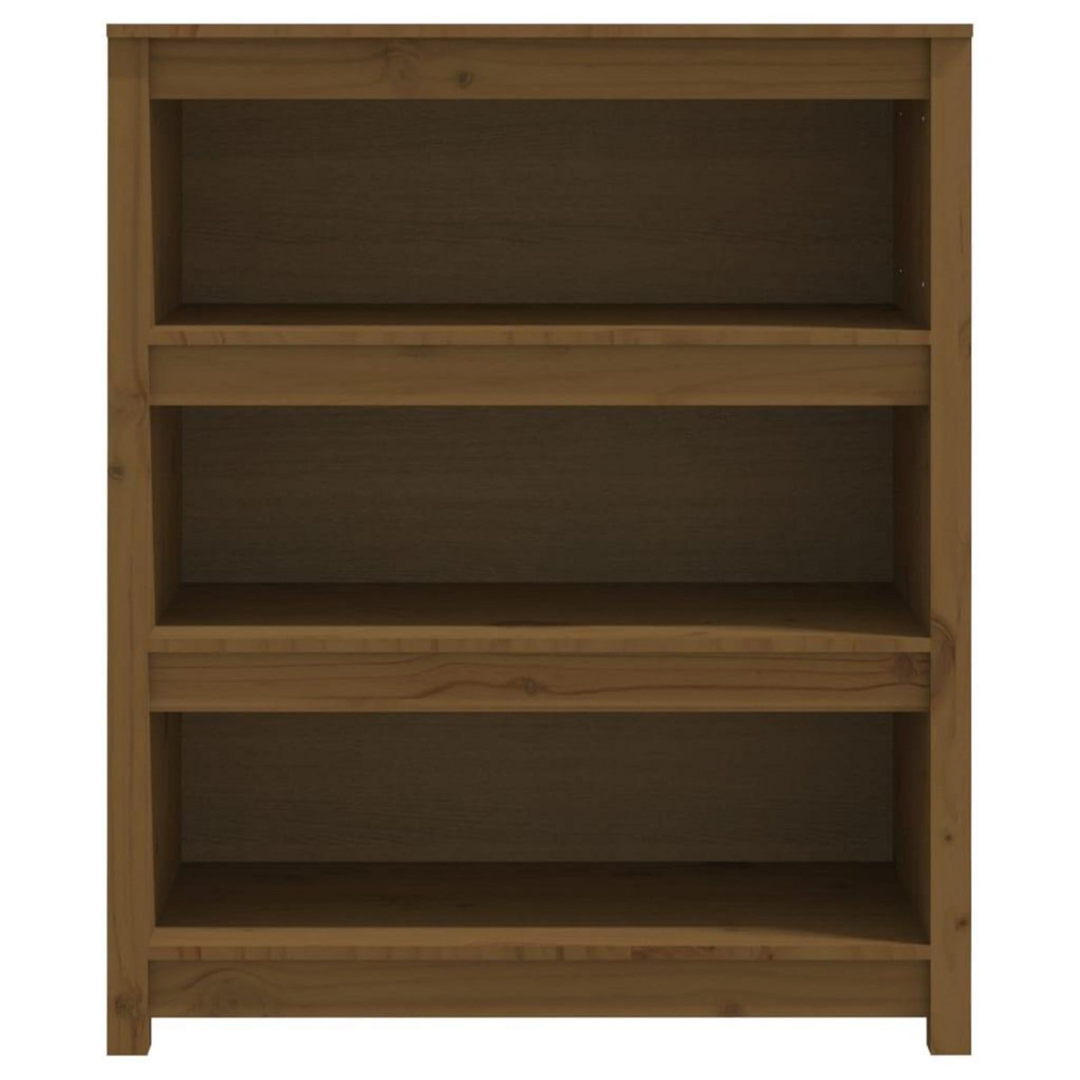 VIDAXL Bibliotheque Marron miel 80x35x97 cm Bois de pin massif