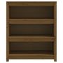 Voir la diapositive 5 : VIDAXL Bibliotheque Marron miel 80x35x97 cm Bois de pin massif