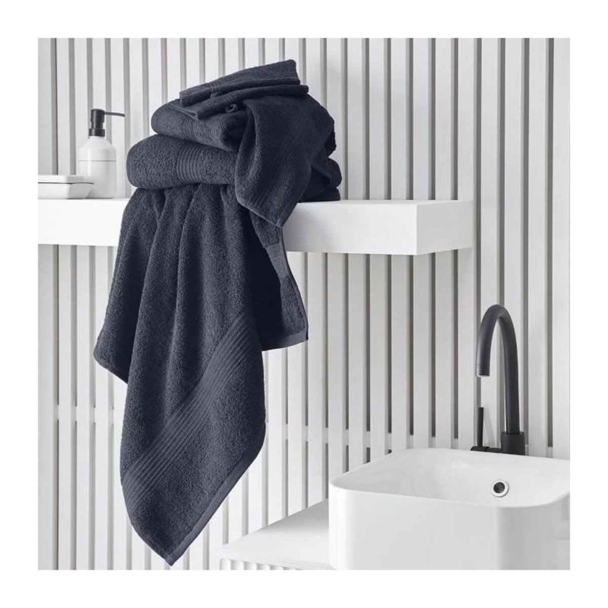 Today Drap de Bain TODAY 70x130 cm 100% Coton - Navy