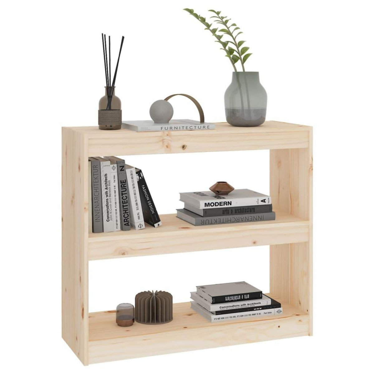 VIDAXL Bibliotheque/Separateur de piece 80x30x71,5 cm Bois de pin