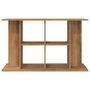 Voir la diapositive 4 : VIDAXL Support d aquarium chêne artisanal 100x40x60 cm bois ingénierie