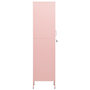 Voir la diapositive 4 : VIDAXL Armoire a casiers Rose 35x46x180 cm Acier