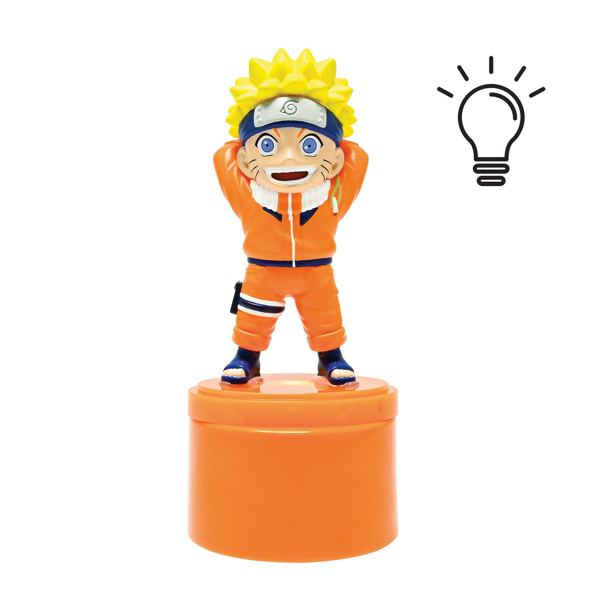 Voir la diapositive 2 : Lexibook Veilleuse Naruto en 3D avec lumière blanche douce