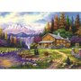 Art Puzzle Puzzle 1000 pièces : Coucher de soleil sur les montagnes