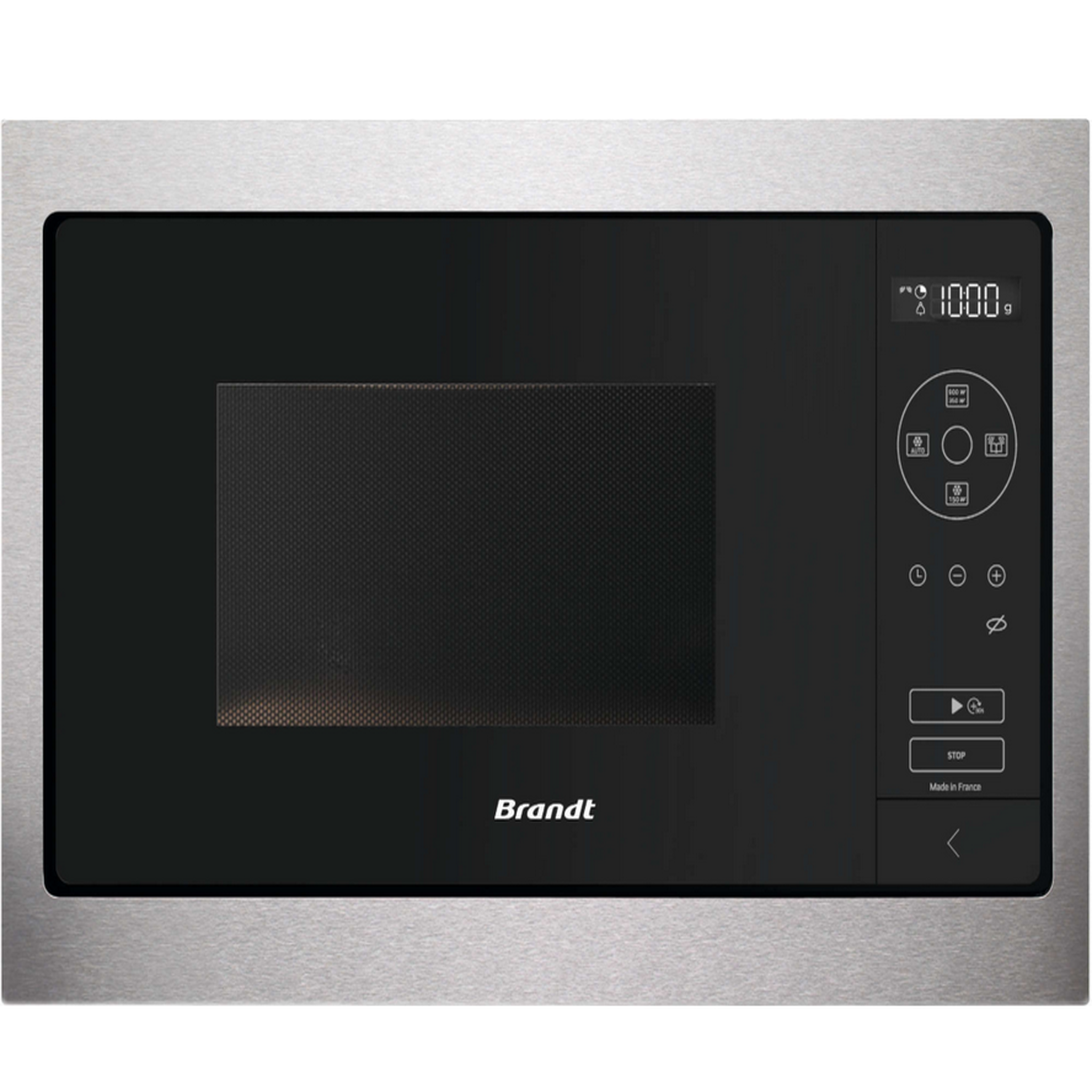 BRANDT Micro-ondes solo  26l 900w encastrable inox - BMS7120X