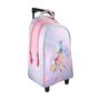 Voir la diapositive 2 : Bagtrotter Bagtrotter - Cybel - Sac à Dos Scolaire - Sac à Dos à Roulettes -  Violet - 2 Compartiments Zippés - 1 Poche Bouteille - 33x16x45cm - Bretelles Matelassées - Dos Matelassé - Matière Polyester - Sac à Dos Scolaire Primaire