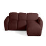 Voir la diapositive 1 : LISA DESIGN Sorrente - canapé d'angle réversible - convertible avec coffre - 4 places - en tissu texturé