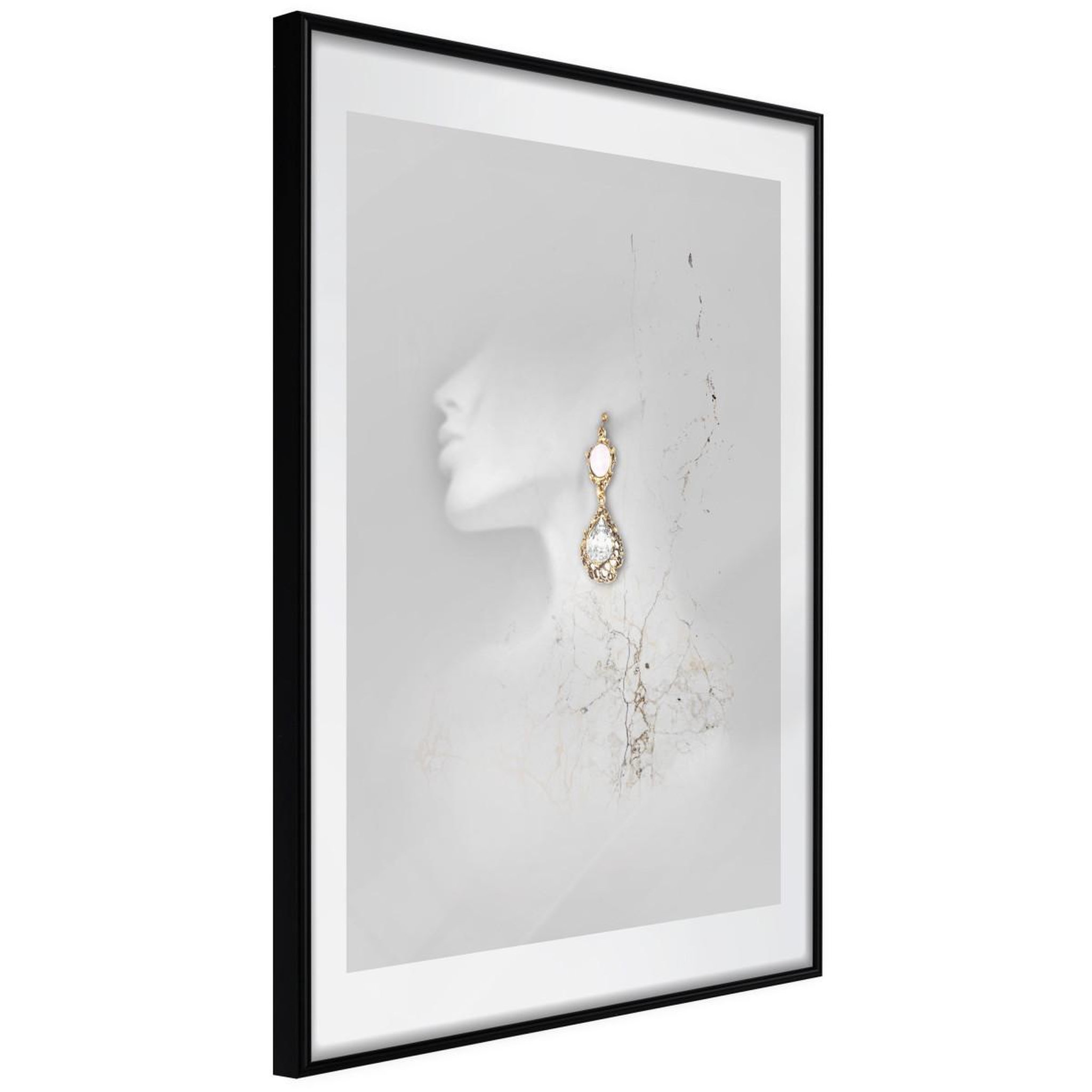 Paris Prix Affiche murale encadrée  jewelry is the best gift. Coloris disponibles : Noir, Jaune