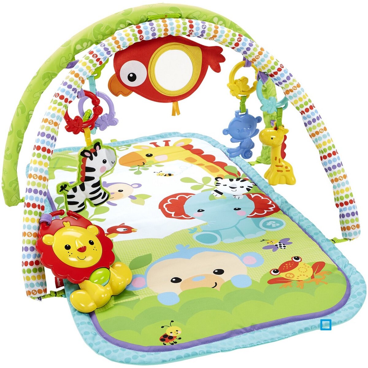 Fisher price Tapis d'éveil Amis de la jungle 3 en 1 