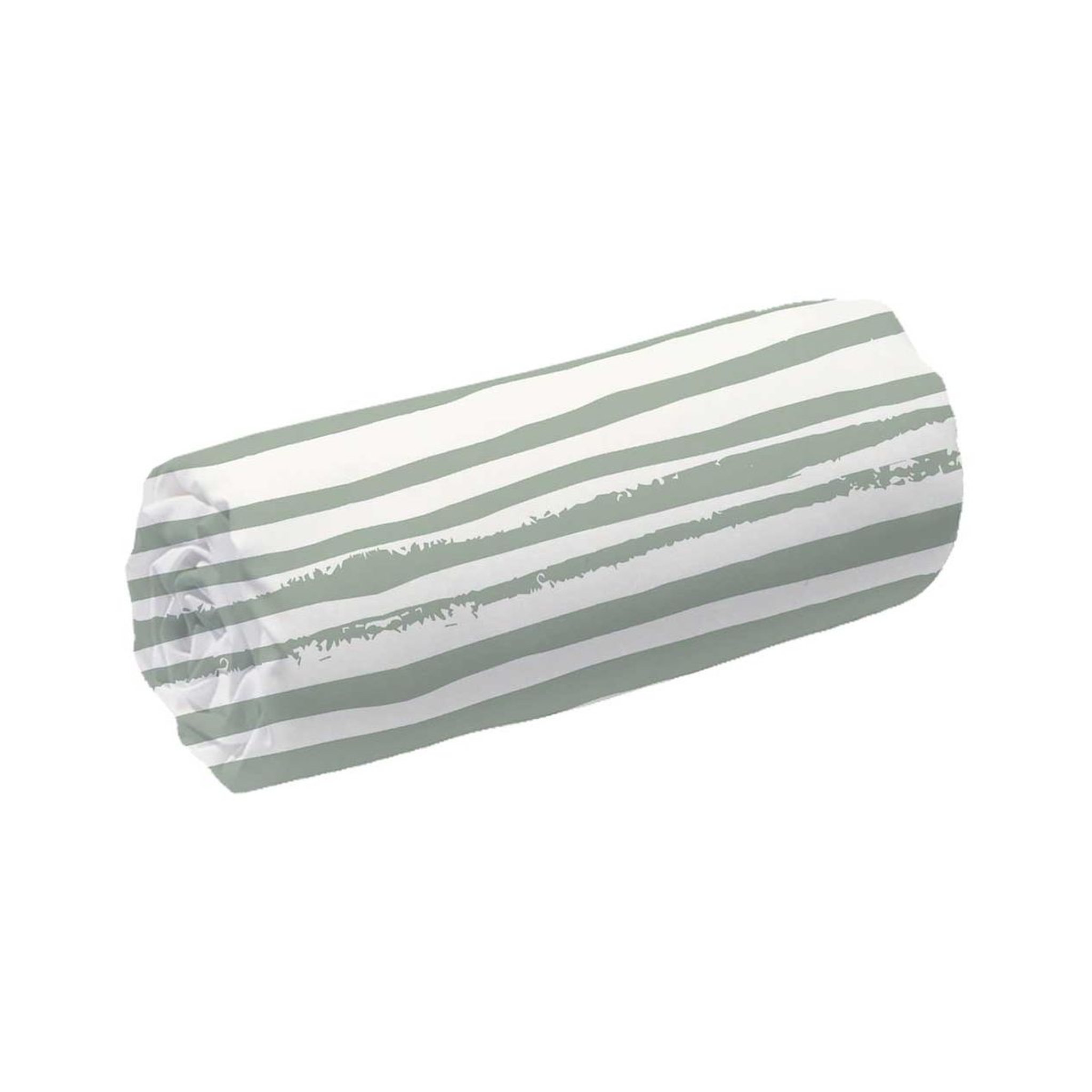 Drap housse en satin coton 70 fils motifs rayures ANGELE