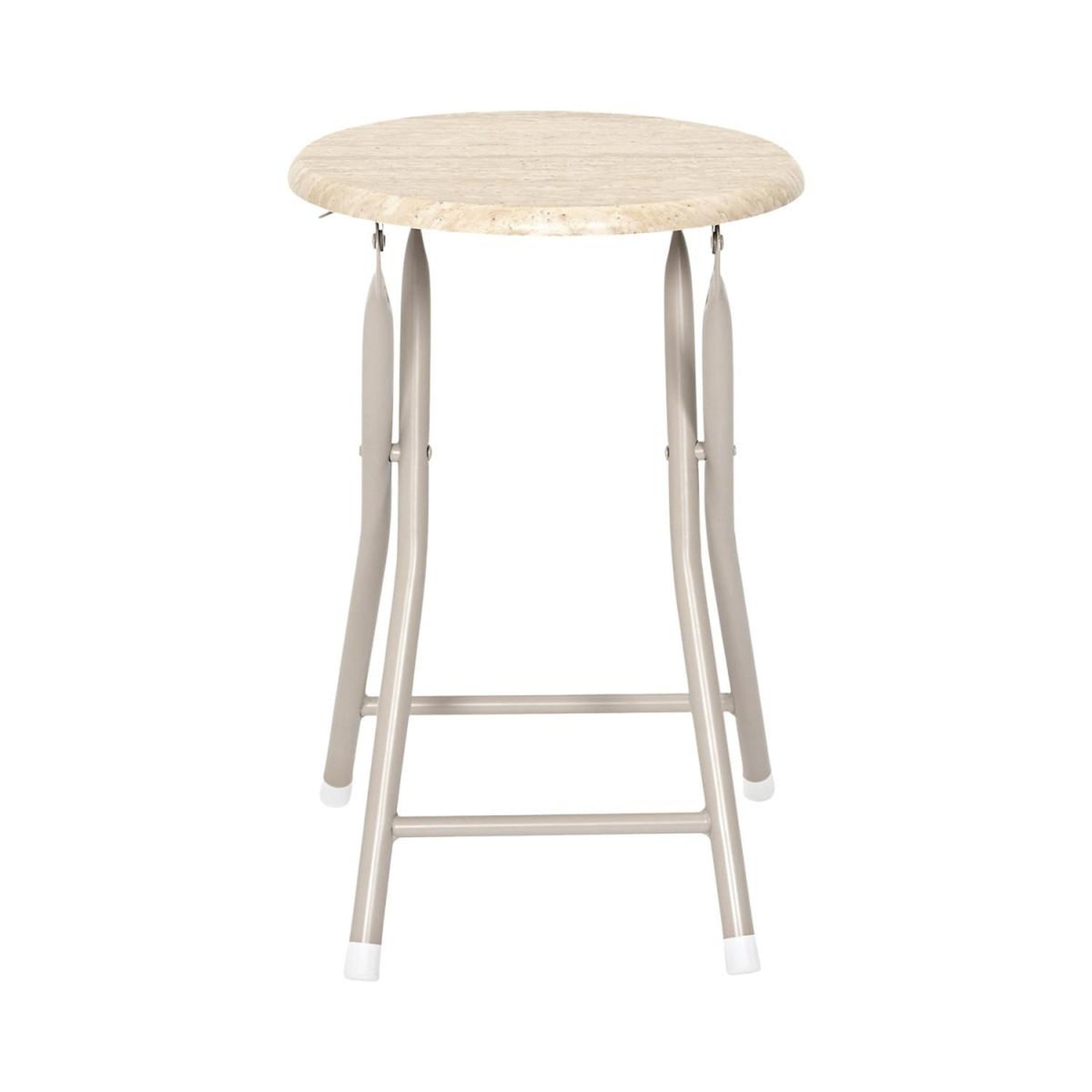 Voir la diapositive 2 : The Home Deco Factory Tabouret pliant  terra nova  45cm beige