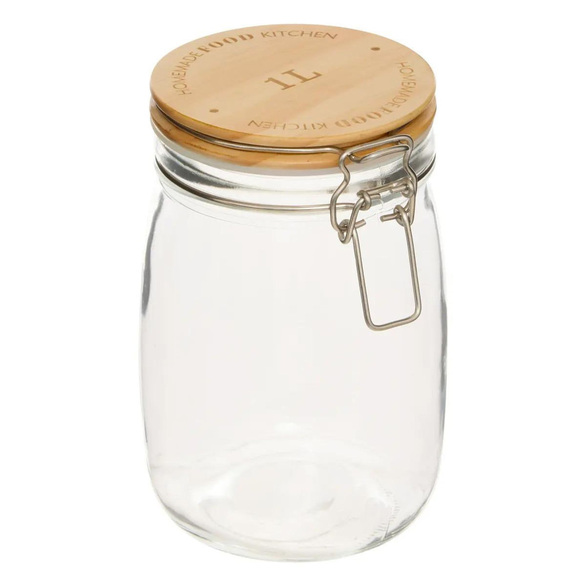 FIVE Bocal en Verre  Wording  1L Transparent