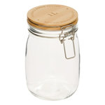 FIVE Bocal en Verre  Wording  1L Transparent