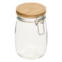 Voir la diapositive 1 : FIVE Bocal en Verre  Wording  1L Transparent