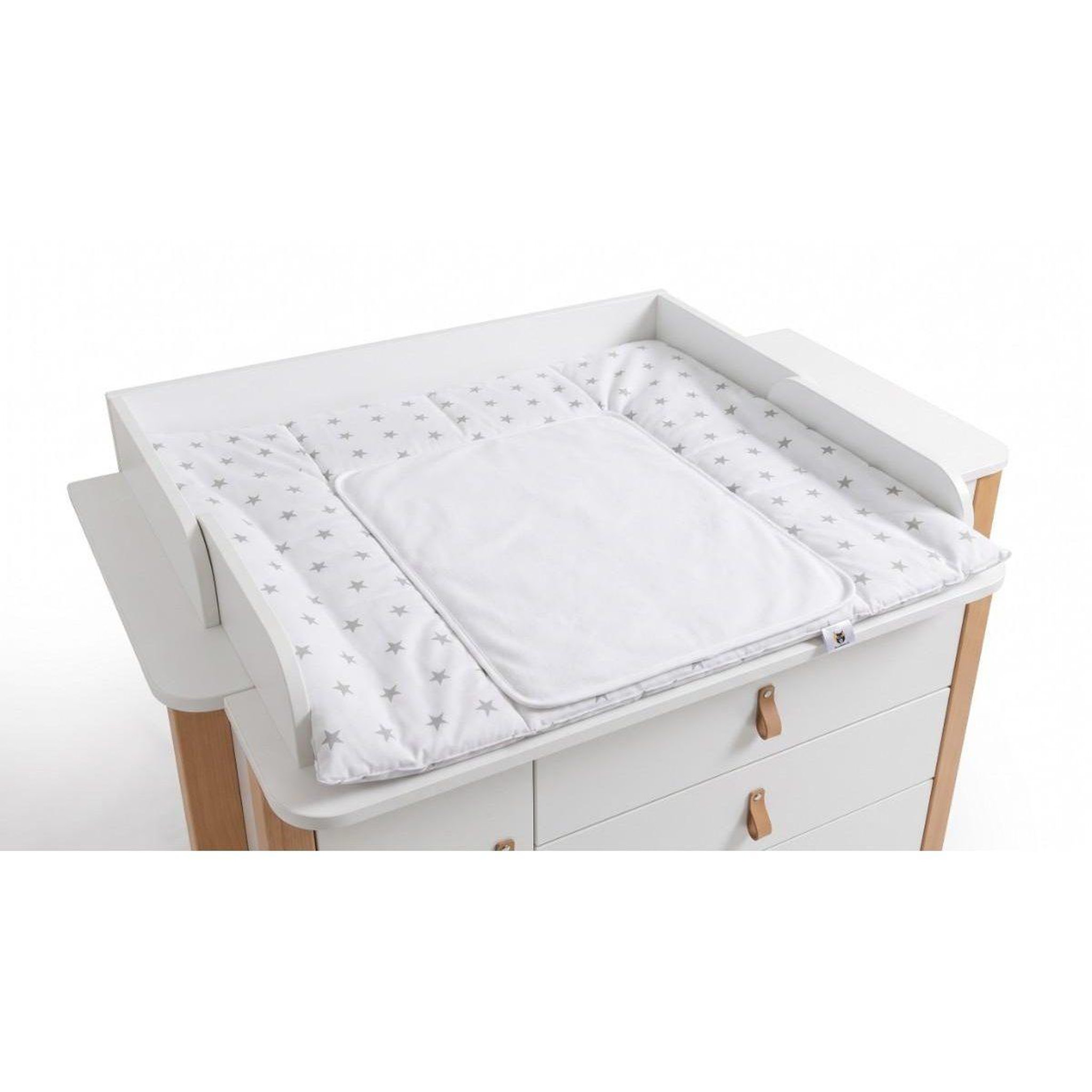 Voir la diapositive 2 : YAPPY KIDS Yappy NordWhite II - Matelas à langer 72x80 cm et 2 draps