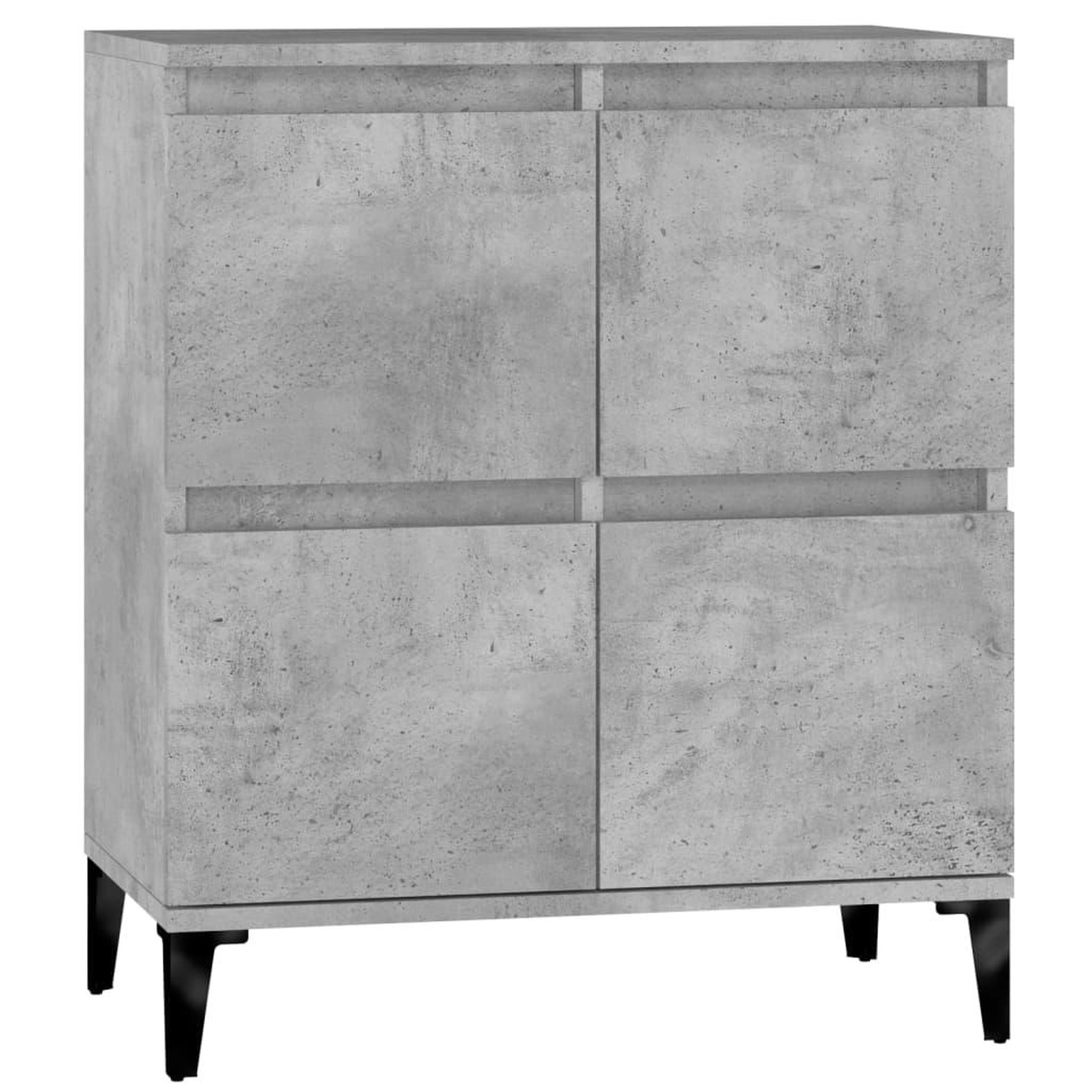 Voir la diapositive 2 : VIDAXL Buffet Gris beton 60x35x70 cm Bois d'ingenierie