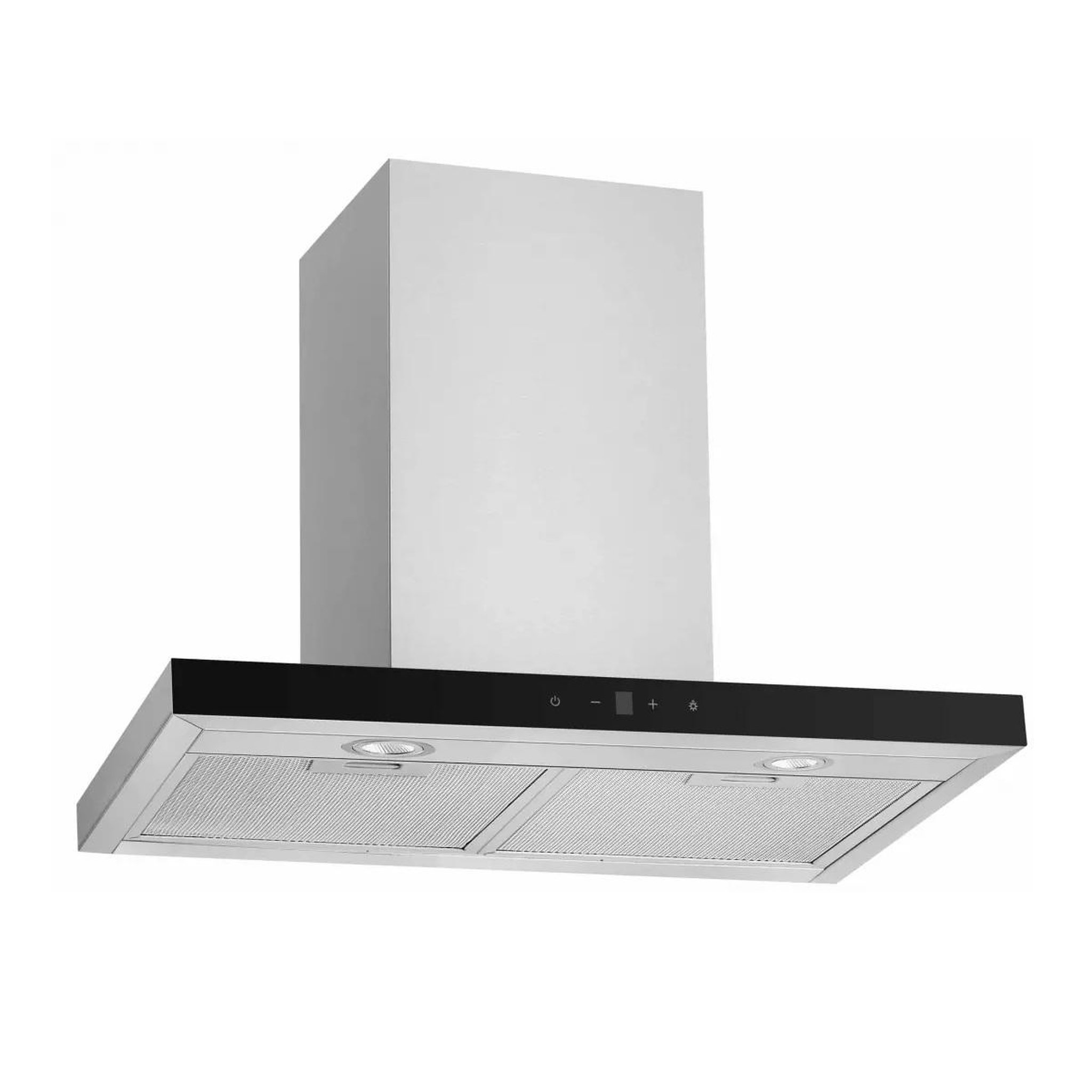 Airlux Hotte décorative murale 60cm 636m3/h noir - ahbs660ss