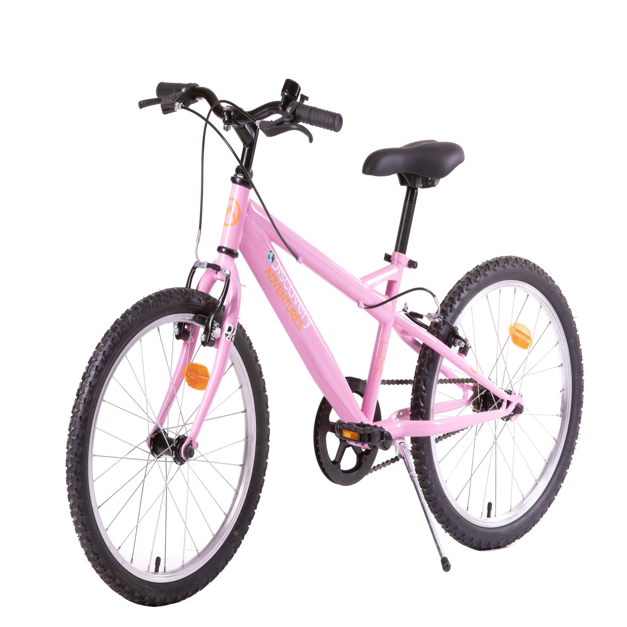 Voir la diapositive 2 : DISCOVERY ADVENTURES Vélo enfant (120/140 cm) - VTT 20''  Fille   Discovery Adventures - Frein V brake - Monovitesse