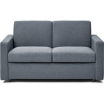 Habitat et Jardin Canapé convertible express en tissu  Diana  - Couchage 140 cm - 3 places - Gris