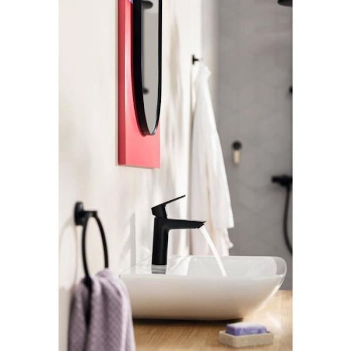 Grohe Mitigeur lavabo monocommande GROHE Start - Noir mat - Taille S - Economie d'eau