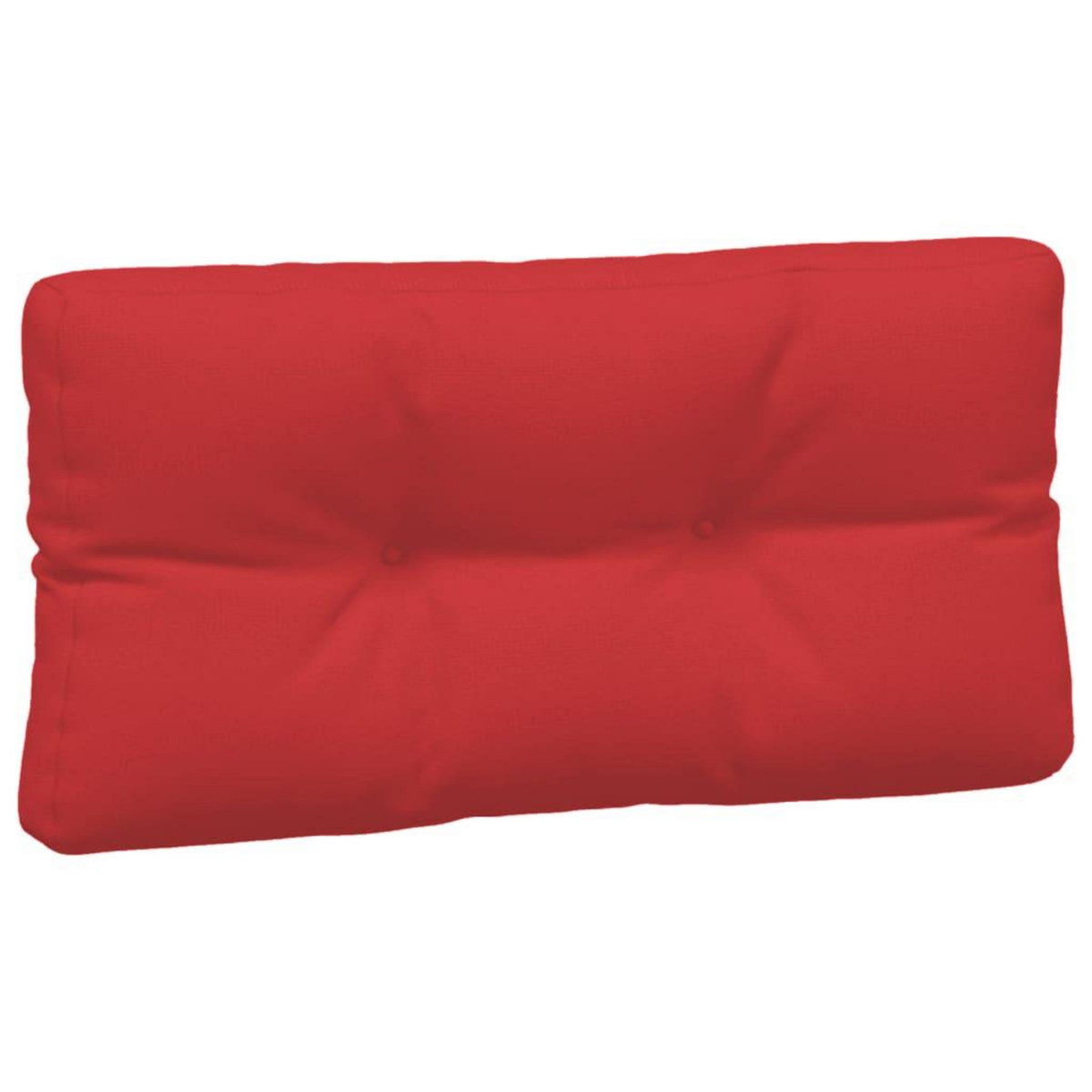 VIDAXL Coussins de palette lot de 3 rouge tissu
