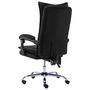Voir la diapositive 4 : VIDAXL Chaise de bureau de massage Noir Similicuir