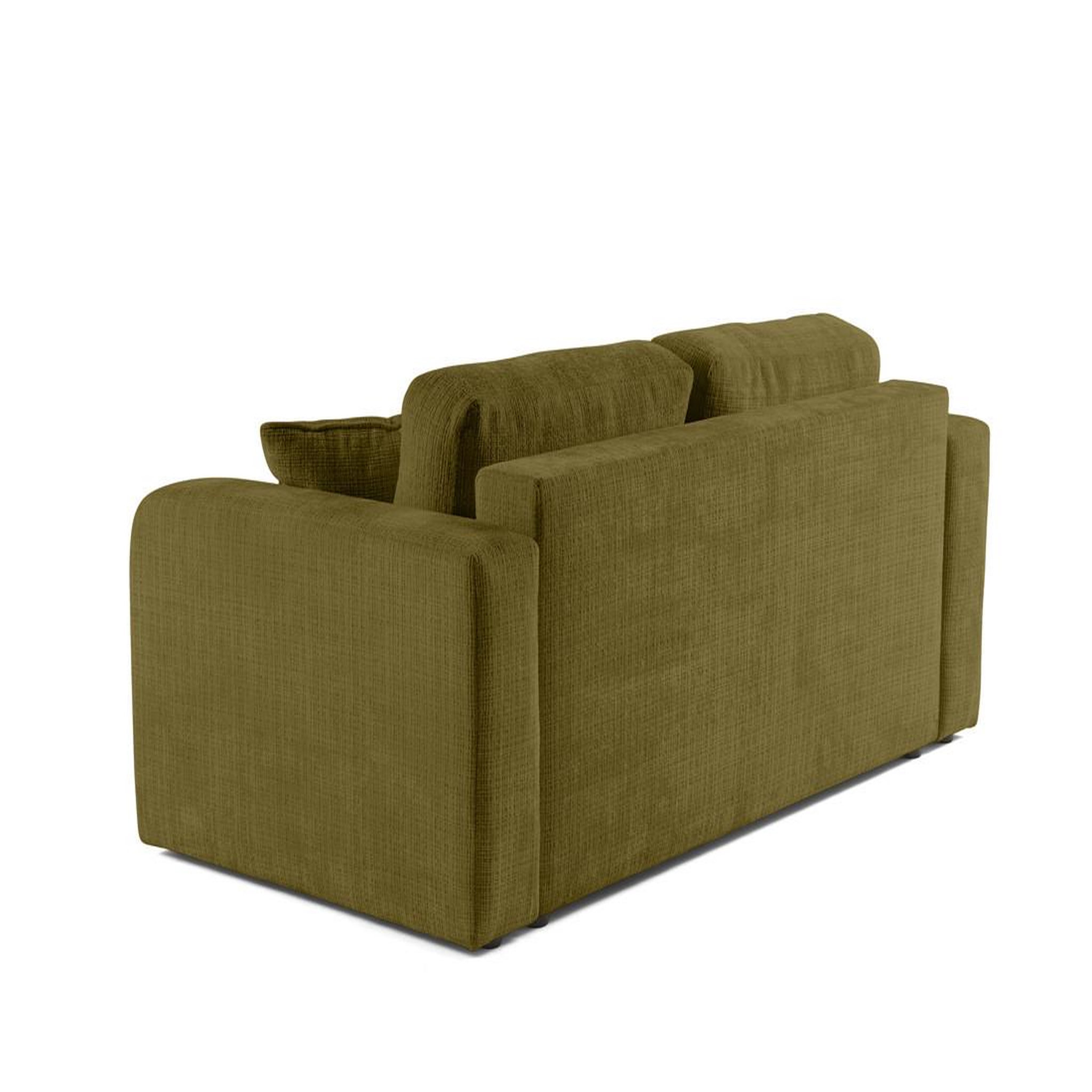 Voir la diapositive 5 : BEST MOBILIER Miro - canapé droit 2 places - en velours texturé