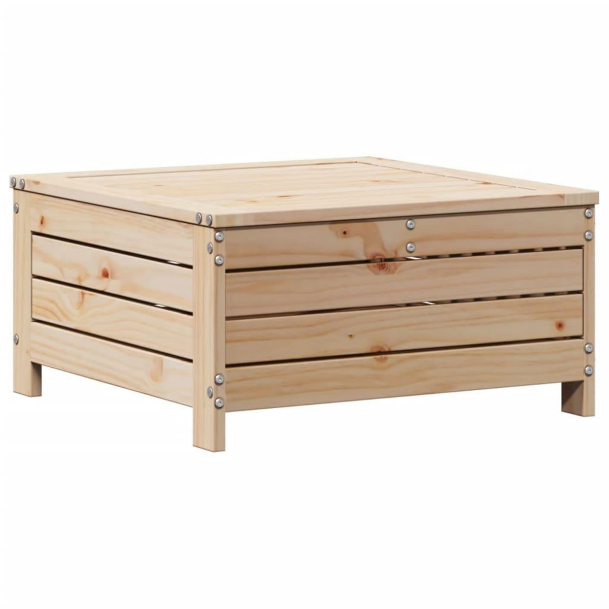VIDAXL Salon de jardin 3 pcs avec coussins Bois de pin massif