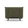 Voir la diapositive 5 : BEST MOBILIER Lumi - banquette convertible clic-clac 1 place en velours côtelé