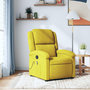 Voir la diapositive 1 : VIDAXL Fauteuil de massage inclinable jaune velours