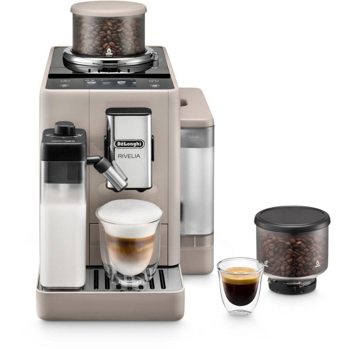 DeLonghi Rivelia Latte FEB4455.BG - Expresso broyeur compact - Machine Café Grain